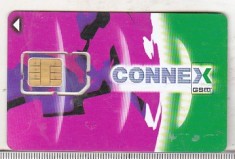 bnk card Cartela telefonica de colectie - SIM Connex - RO-CON-GSM-0007B