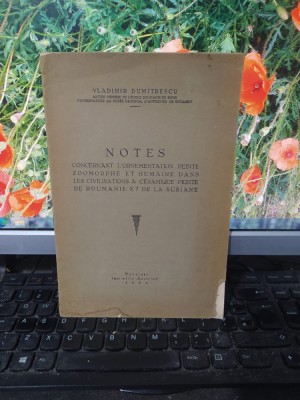 Vladimir Dumitrescu, Notes concernant l&amp;#039;ornementation peinte zoomorphe 1931 187 foto