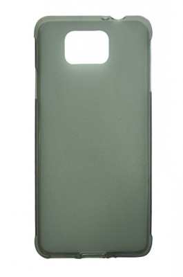 Husa silicon fumurie (cu spate mat) pentru Samsung Galaxy Alpha G850 foto