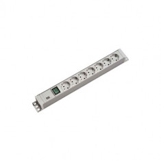 Prelungitor cu intrerupator Bachmann PDU 7 Schuko 1U 2m white foto