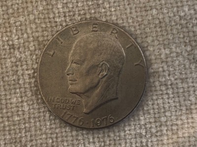 Moneda 1 Dollar 1976 - Eisenhower Dollar Bicentenar foto