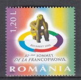 ROMANIA 2006 LP 1740 FRANCOFONIA SERIE MNH