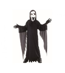 Costum carnaval Fantomă Scream pentru copii,marime 120-130 cm
