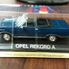 Macheta OPEL REKORD A 1963 - DeAgostini Masini de Legenda, scara 1/43, noua.