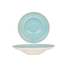 Bonna Farfurie cu paste - Aqua - Por&Aring;&pound;elan - 30 cm (550cc) - set de 2