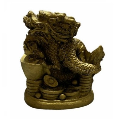 Dragon cu raioasa din rasina 7x5,5cm, model FS506 foto