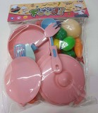 Set pentru Copii Tigan și Oală cu Produse &icirc;n Pachet 2 Culori