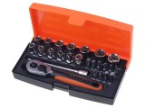 Set Chei Tubulare Hexagonale din Oțel Aliat 25 Buc.