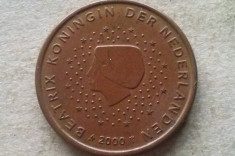 MONEDA 5 EURO CENTI 2000-OLANDA foto