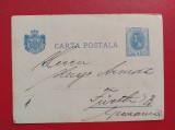 CARTE POSTALA ( 1894 ) - ADRESATA DESTINATAR GERMANIA - FARA STAMPILE ( 3 )