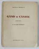 GAND SI CANTEC , POEZII de ERNEST BERNEA , 1939