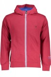 Cumpara ieftin Hanorac sport barbati cu fermoar si imprimeu cu logo negru, 2XL