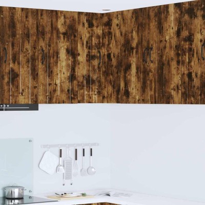 vidaXL Dulap suspendat de bucătărie Stejar fumuriu 57 x 57 x 80 cm 885080 foto