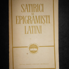 Satirici si epigramisti latini. Luciliu, Lucretiu, Horatiu, Petroniu, Martial
