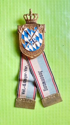 WW1-8511-Insigna al II lea Reich: Legiunea Veteranilor si Razboinicilor. foto