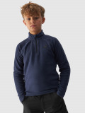 Lenjerie termoactivă din fleece (bluză) pentru băieți - bleumarin, 4F Sportswear