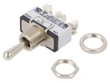 Comutator basculant 3 poziții ON-OFF-ON 10A 250VAC