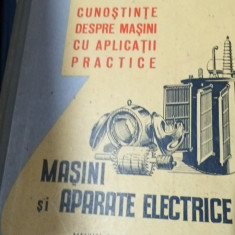 CUNOSTIINTE DESPRE MASINI CU APLICATII PRACTICE MASINI SI APARATE ELECTRICE