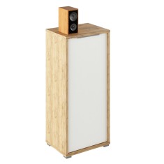 Dulap mdf natur stejar artisan alb Rioma 50x38x112.2 cm