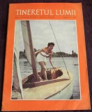 Revista Tineretul lumii Nr. 7 / 1955, propaganda comunista, caricaturi BD in RPR