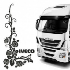 Set 2 x Sticker geamuri laterale Iveco, TIR076 foto