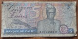 5 zaires 1985, Zair