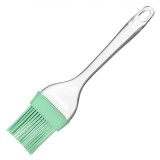 Pensulă Gătit Patiserie, Transparent, Silicon, 22 cm, Verde Lime