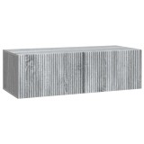 vidaXL Oglindă TV montată pe perete Sonoma gri 98 x 41 x 30 cm 898531