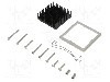 Radiator extrudat, aluminiu, 42mm x 42mm, neagra, Advanced Thermal Solutions - ATS-61425K-C1-R0