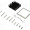 Radiator extrudat, aluminiu, 42mm x 42mm, neagra, Advanced Thermal Solutions - ATS-61425K-C1-R0