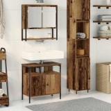 Cumpara ieftin Set de mobilier pentru baie 2 buc. Maro Lemn prelucrat
