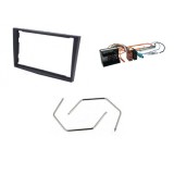 Kit audio 2DIN rama - mufa - adaptor antena - chei demontare OPEL
