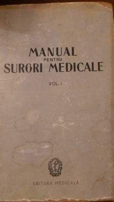 Manual pentru surori medicale vol. 1-3 dr. Constantin Paunescu 1959 foto