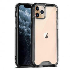 Husa iPhone 11 PRO MAX TEL PROTECT ACRYLIC SILICON NEGRU foto