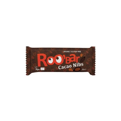 Baton Roobar cacao miez + migdale raw eco 30g foto