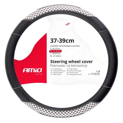 Husa volan Racing Flag, SWC-39-M (37-39cm) foto