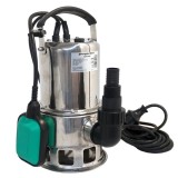 Cumpara ieftin Pompa submersibila cu plutitor, inox, 400W, apa murdara, debit 140L/min, H maxim de refulare 5.5m, racord 1.5&quot;, ProGARDEN SGPS400