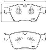 BREMBO P 50 105 PRIME LINE set placute frana,frana disc