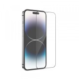 Folie de protectie Ecran HOCO pentru Apple iPhone 14 Pro Max, Sticla Securizata, Full Glue, Set 10 bucati, Neagra