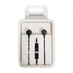 Casti originale Samsung cu microfon, EO-HS1303WEGWW conector 3.5 mm Jack, Negru foto