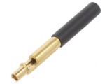 Soclu Banană 4mm Negru Izolat 59.5mm 300V 19A
