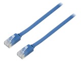 Cablu patch cord U/UTP Cat6 1m albastru