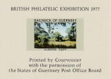 Guernisey 1977 - Europa Cept,,Expozitia Filatelica Anglia 1977,colita dantelata