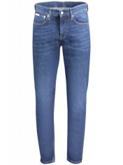 Blugi barbati cu talie inalta, croiala Slim fit, albastru deschis, W28 L32
