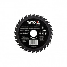 Disc circular raspel depresat 125 x 22.2 mm nr. 2 Yato YT-59172