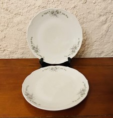 2 FARFURII DIN PORTELAN - MARCAJ SCHERZER BAVARIA GERMANY D24CM