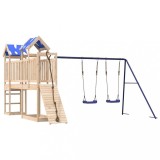 Cumpara ieftin Set de joaca pentru exterior, lemn masiv de pin