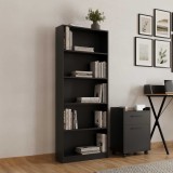 Cumpara ieftin Biblioteca Adore Nurdan, 5 rafturi, 58 x 170 x 23 cm