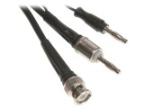 Cablu de măsurare BNC la banană 4mm 1m negru