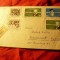 Plic DDR circ.1957 cu serie Crucea Rosie si Fr.Frobel